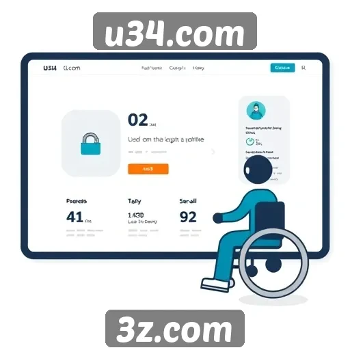 Acessibilidade e interface do usuário no u34.com