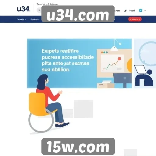 Foco em acessibilidade no site u34.com
